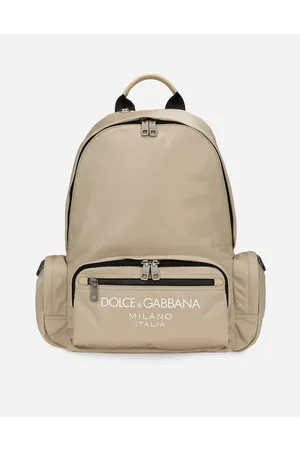 Dolce & Gabbana Rucksäcke und Bauchtaschen - Rucksack aus Nylon mit gummiertem Logo