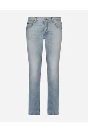 Dolce & Gabbana Collection - Jeans Regular Stretch gewaschen mit Abriebstellen