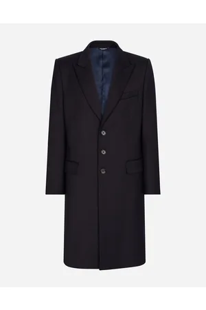 Dolce & Gabbana Mäntel und Jacken - Einreihiger Mantel technischer Wollstretch
