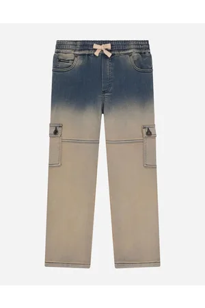 Dolce & Gabbana Hosen und Shorts - Cargo-Jogginghose aus Denim Dégradé
