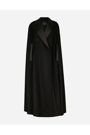 Dolce & Gabbana Mäntel und Jacken - Einreihiges Cape aus Wolle und Kaschmir