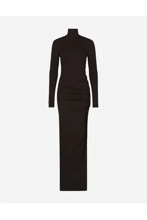 Dolce & Gabbana Kleider - Langes Jerseykleid aus Milano Ripp