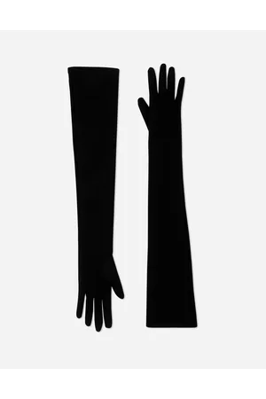 Dolce & Gabbana Lange Handschuhe Aus Jersey - Frau Hüte Und Handschuhe Viskose S