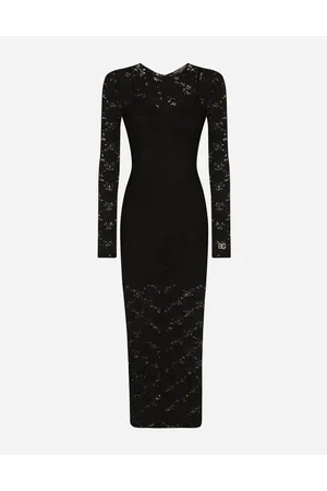 Dolce & Gabbana Langes Kleid Aus Spitze - Frau Kleider 40