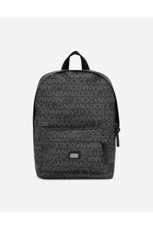 Dolce & Gabbana Rucksack Aus Beschichtetem Jacquard - Mann Accessoires Stoff Onesize