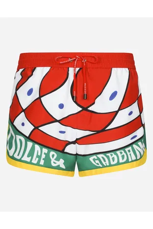 Dolce & Gabbana Carretto-print Swim Shorts - Mann Beachwear Gr�n Stoff 2