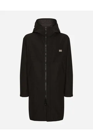 Dolce & Gabbana Nylonparka Mit Kapuze Und Logoplakette - Mann Mäntel Und Jacken Stoff 46