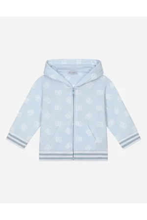 Dolce & Gabbana Sweatjacke Mit Reißverschluss Und Kapuze Jersey Dg-logoprint - Mann Tops 18/24 Months