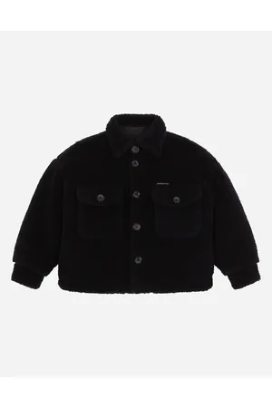 Dolce & Gabbana Jacke Aus Plüsch Mit Aufgesetzten Taschen - Mann Mäntel Und Jacken 4