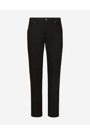Dolce & Gabbana Jeans Regular Stretch Schwarz Gewaschen - Mann Jeans Baumwolle 44