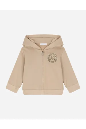 Dolce & Gabbana Sweatjacke Aus Jersey Mit Kapuze Münz-print - Mann Tops Baumwolle 12/18 Months