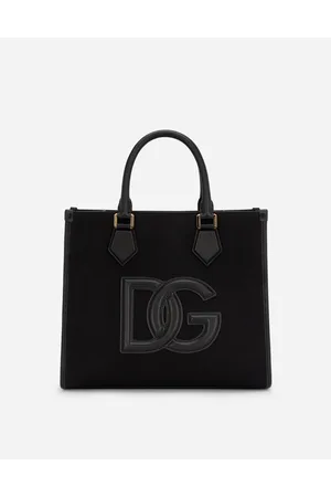 Dolce & Gabbana Shopper Aus Canvas Mit Details Aus Kalbsnappaleder - Mann Shopper Onesize