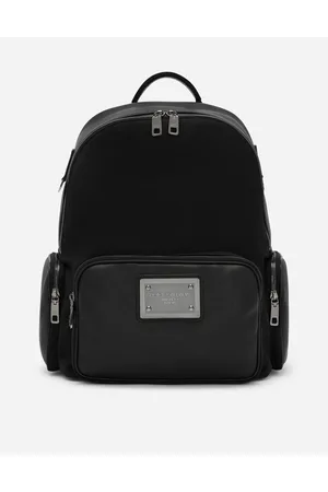 Dolce & Gabbana Rucksack Aus Granata-kalbsleder Und Nylon - Mann Rucksäcke Und Bauchtaschen Stoff Onesize