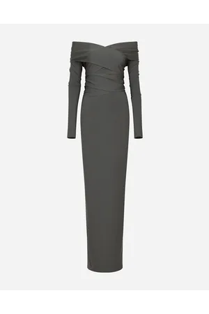 Dolce & Gabbana Kim Long Stretch Jersey Milano Rib Dress - Frau Kleider 36