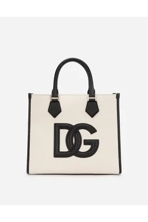 Dolce & Gabbana Shopper Aus Canvas Mit Details Aus Kalbsnappaleder - Mann Shopper Onesize