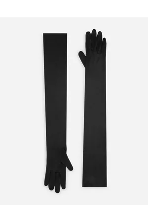 Dolce & Gabbana Lange Handschuhe Aus Stretchsatin - Frau Hüte Und Handschuhe Seide S