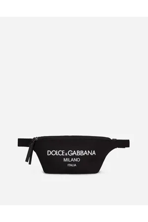 Dolce & Gabbana Rucksack Aus Nylon Mit Gummiertem Logo - Mann Accessoires Onesize