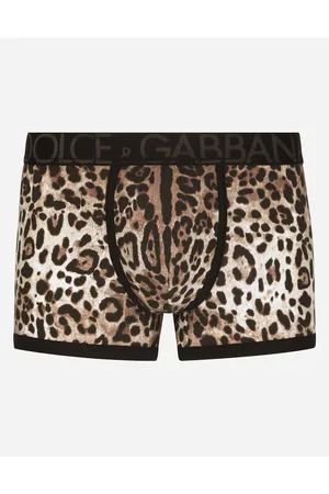 Dolce & Gabbana Boxershorts Regular Bi-elastischer Jersey Leoprint - Mann Unterwäsche Und Loungewear Animalprint Baumwolle 3