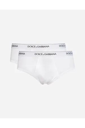 Dolce & Gabbana Zweierpack Slip Brando Baumwollstretch - Mann Unterwäsche Und Loungewear Wei� Baumwolle 3