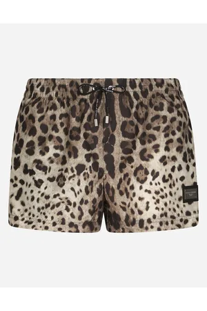 Dolce & Gabbana Kurze Badeshorts Leo-print - Mann Beachwear Animalprint Nylon 2