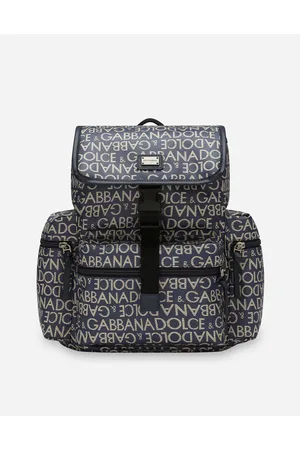 Dolce & Gabbana Rucksack Aus Beschichtetem Jacquard - Mann Accessoires Stoff Onesize