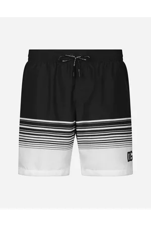 Dolce & Gabbana Mittellange Badeshorts Dg-print - Mann Collection 2