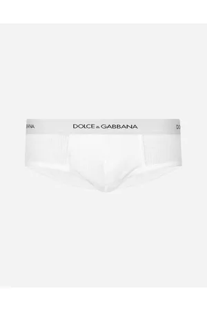 Dolce & Gabbana Slip Brando Gerippte Baumwolle - Mann Unterwäsche Und Loungewear Wei� Baumwolle 3