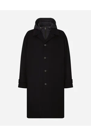 Dolce & Gabbana Einreihiger Mantel Aus Kaschmir Mit Kapuze - Mann Collection 44
