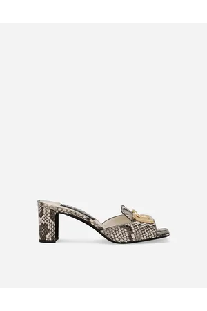 Dolce & Gabbana Mule Aus Pythonleder - Frau Sandalen Und Wedges 37
