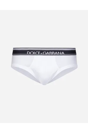 Dolce & Gabbana Zweierpack Midi-slips Aus Bi-elastischer Baumwolle - Mann Unterwäsche Und Loungewear Wei� Baumwolle 3