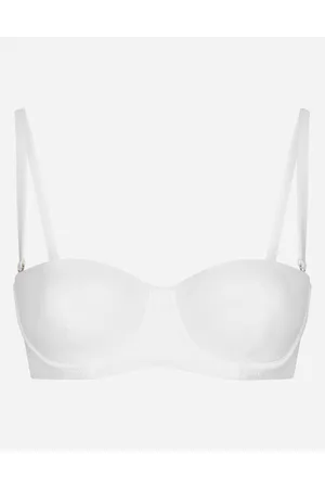 Dolce & Gabbana Balconette-bikinitop - Frau Beachwear Wei� Jersey 1