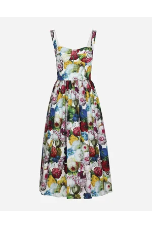 Dolce & Gabbana Bustierkleid Nachtblumen- - Frau Kleider 36