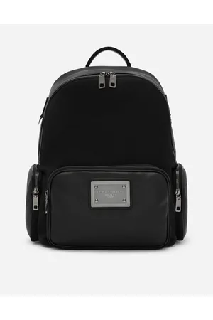 Dolce & Gabbana Rucksack Aus Granata-kalbsleder Und Nylon - Mann Rucksäcke Und Bauchtaschen Stoff Onesize