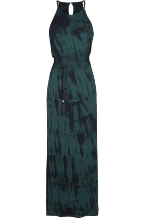 RED by EMP Batik Maxikleid Langes Kleid schwarz