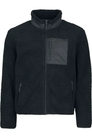Urban classics Teddy Jacket With Stand Up Collar Übergangsjacke