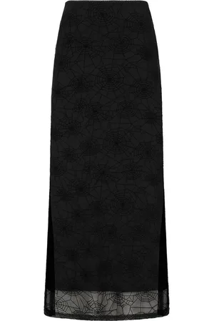 Banned Alternative Seraphina Mesh Skirt Langer Rock