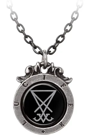Alchemy Seal of Lucifer Halskette silberfarben