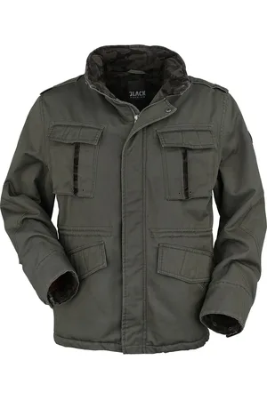 EMP Jacket with hidden hood Winterjacke olivcamo