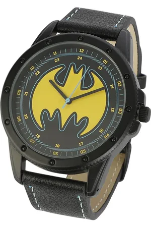 Batman Logo Armbanduhren gelb