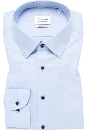 ETERNA MODERN FIT Hemd in strukturiert