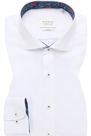 ETERNA SLIM FIT Hemd in unifarben