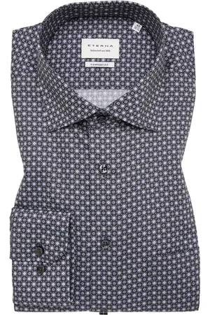 ETERNA COMFORT FIT Hemd in bedruckt