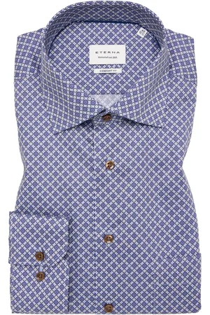 ETERNA COMFORT FIT Hemd in bedruckt
