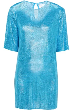 GIUSEPPE DI MORABITO T-Shirtkleid mit Kristallen