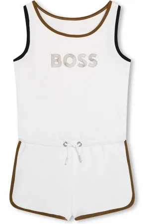 HUGO BOSS Playsuit mit Logo-Print