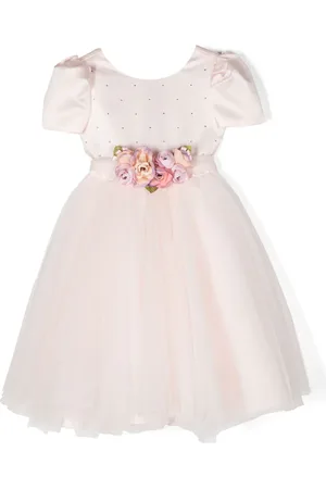 MONNALISA Kleid mit Tüll-Overlay