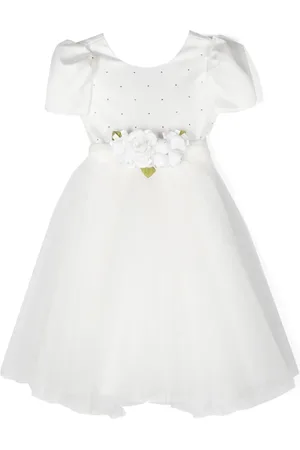 MONNALISA Kleid mit Tüll-Overlay