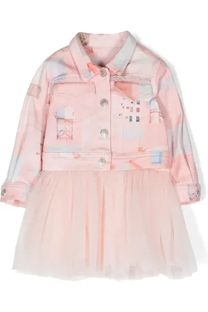 Lapin House Zweiteiliges Tüllkleid-Set mit Print