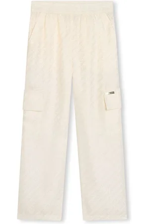 Michael Kors Jogginghose aus Satin mit Monogrammmuster