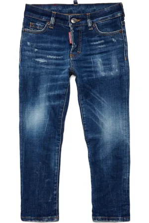 Dsquared2 Straight-Leg-Jeans mit Logo-Detail